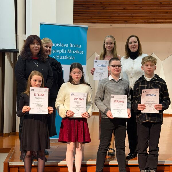 Valsts konkursa II kārtas klavierspēles audzēkņiem Daugavpils 30.01.2026.