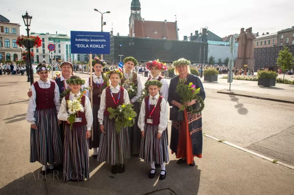 "Eola Kokle" XIII Latvijas Skolu jaunatnes dziesmu un deju svētkos 5.-13.jūlijs