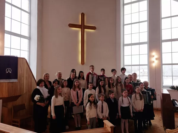 Ceturtās adventes koncerts Kristus Spēka Ev.luteriskajā baznīcā 18.12.2022.