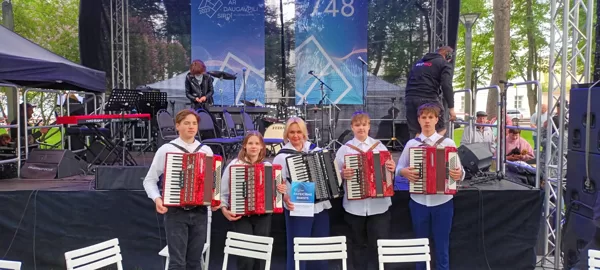 Akordeonistu salidojums Daugavpilī 02.06.2023.