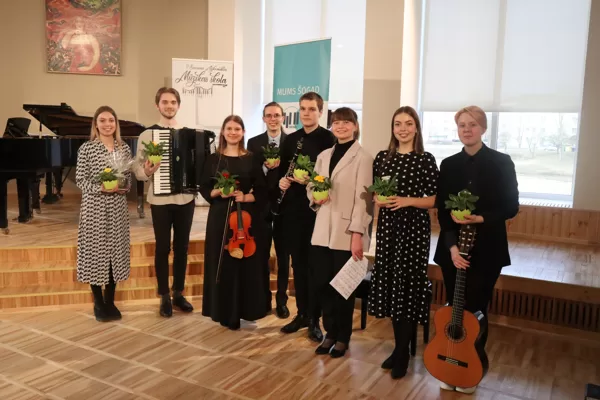 Staņislava Broka Daugavpils Mūzikas vidusskolas ciemos pie mums 20.03.2023.